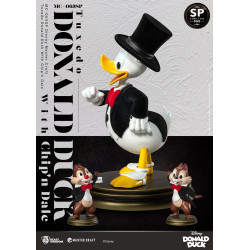 Statue Master Craft Tuxedo Donald Duck & Tic et Tac Beast Kingdom Disney
