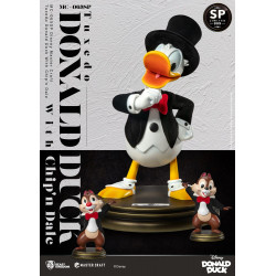 Statue Master Craft Tuxedo Donald Duck & Tic et Tac Beast Kingdom Disney