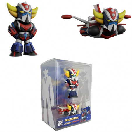 Plastoy Goldorak (Grendizer) Keychain - Standing Robot Keyring, Anime Manga Collectible