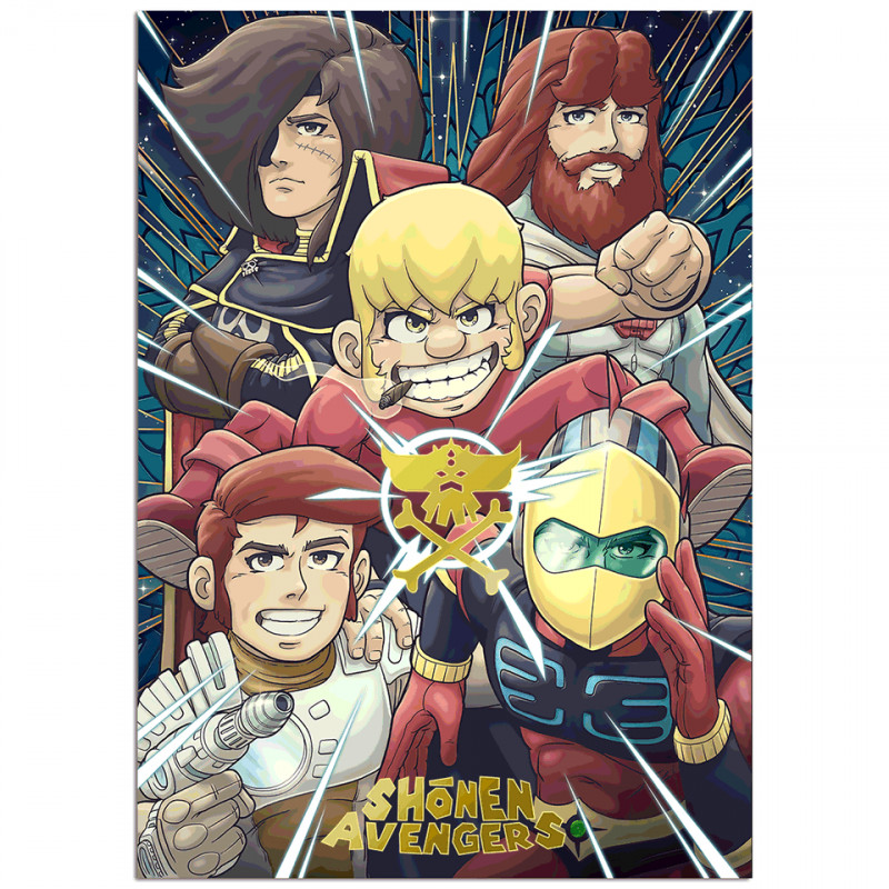 SHONEN AVENGERS Ultimate Golden Poster Cartoon Kingdom SHONEN AVENGERS Ultimate Golden Poster Cartoon Kingdom