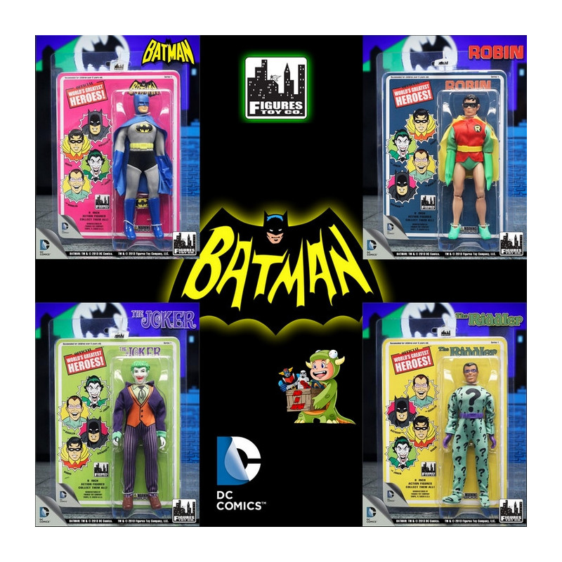 BATMAN Retro Action-Figure série 1 Figures Toy company BATMAN Retro Action-Figure série 1 Figures Toy company