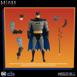 BATMAN: The Animated Pack 4 Figurines Mezco Toyz