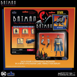 BATMAN: The Animated Pack 4 Figurines Mezco Toyz