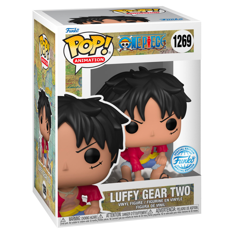 ONE PIECE Figurine Luffy Gear Two Exclusive POP! Funko ONE PIECE Figurine Luffy Gear Two Exclusive POP! Funko