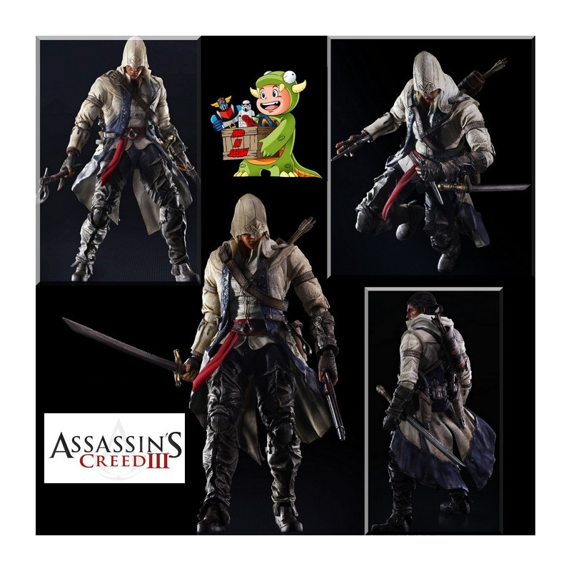 ASSASSIN’S CREED III Figurine Connor Kenway Play Arts Kai ASSASSIN’S CREED III Figurine Connor Kenway Play Arts Kai