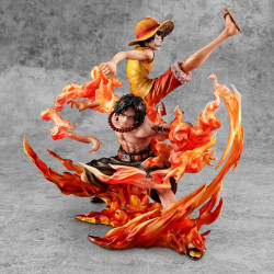 Figurine Luffy & Ace Bond Between Brothers 20th Limited Version P.O.P. NEO-Maximum Megahouse One Piece