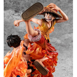 Figurine Luffy & Ace Bond Between Brothers 20th Limited Version P.O.P. NEO-Maximum Megahouse One Piece