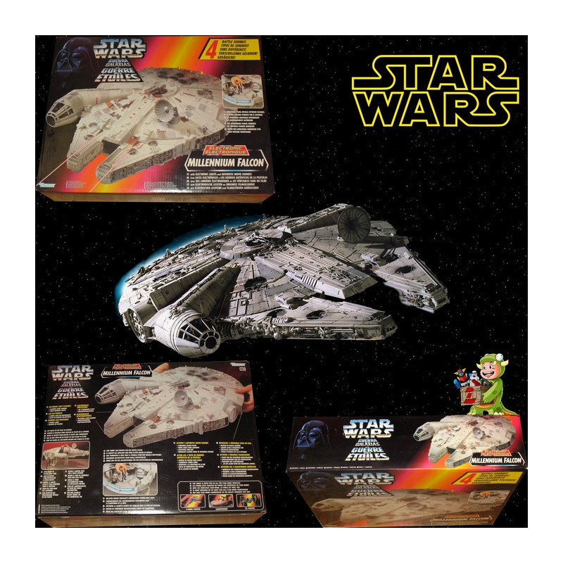 STAR WARS vaisseau Faucon Millenium Kenner 1995 STAR WARS vaisseau Faucon Millenium Kenner 1995