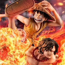 Figurine Luffy & Ace Bond Between Brothers 20th Limited Version P.O.P. NEO-Maximum Megahouse One Piece