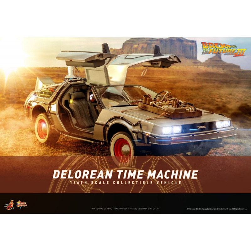 DeLorean Retour Vers Le Futur Lévitation Magnétique - Figurine Volante
