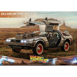 DeLorean Time Machine Movie Masterpiece Hot Toys Retour vers le futur III