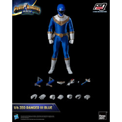 Figurine Zeo Ranger III Blue Fig Zero Threezero Power Rangers Zeo