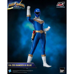 Figurine Zeo Ranger III Blue Fig Zero Threezero Power Rangers Zeo