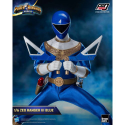 Figurine Zeo Ranger III Blue Fig Zero Threezero Power Rangers Zeo