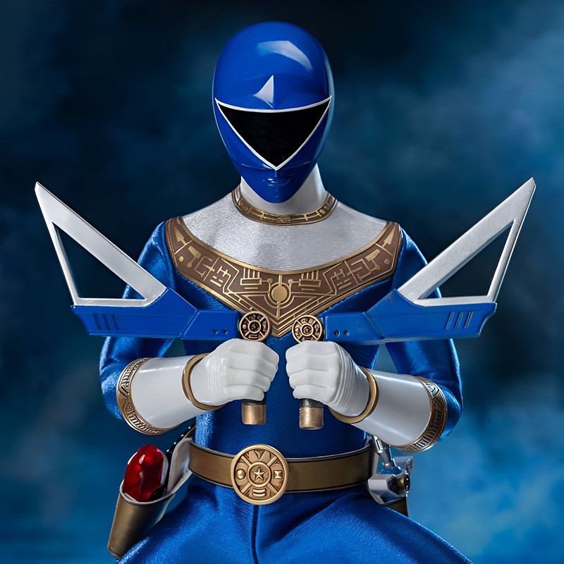 Figurine Zeo Ranger III Blue Fig Zero Threezero Power Rangers Zeo