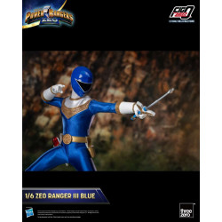 Figurine Zeo Ranger III Blue Fig Zero Threezero Power Rangers Zeo