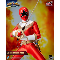 Figurine Zeo Ranger V Red Fig Zero Threezero Power Rangers Zeo