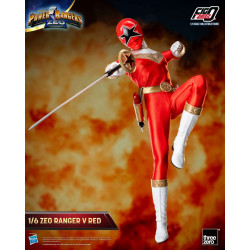 Figurine Zeo Ranger V Red Fig Zero Threezero Power Rangers Zeo