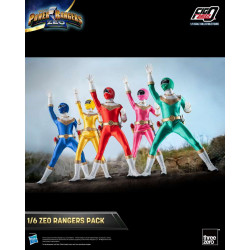 Pack Figurines Zeo Rangers Fig Zero Threezero Power Rangers Zeo