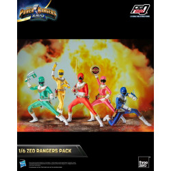Pack Figurines Zeo Rangers Fig Zero Threezero Power Rangers Zeo