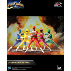 Pack Figurines Zeo Rangers Fig Zero Threezero Power Rangers Zeo