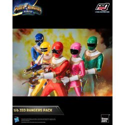 Pack Figurines Zeo Rangers Fig Zero Threezero Power Rangers Zeo