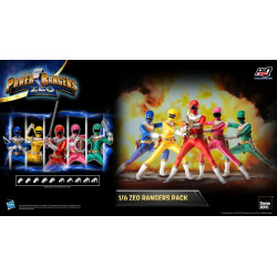 Pack Figurines Zeo Rangers Fig Zero Threezero Power Rangers Zeo