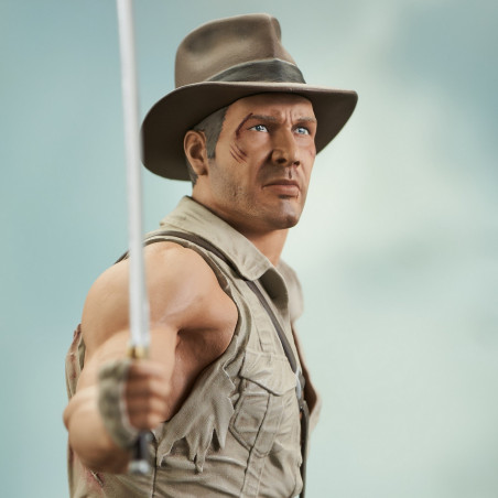 Buste 25cm Buste Indiana Jones Diamond Select - Figurine Collector 1/2, 25cm, Édition Limitée Buste 25cm Buste Indiana Jones Diamond Select - Figurine Collector 1/2, 25cm, Édition Limitée