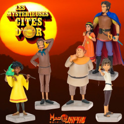 LES MYSTERIEUSES CITES D'OR Coffret Deluxe 6 Statuettes LMZ Collectibles