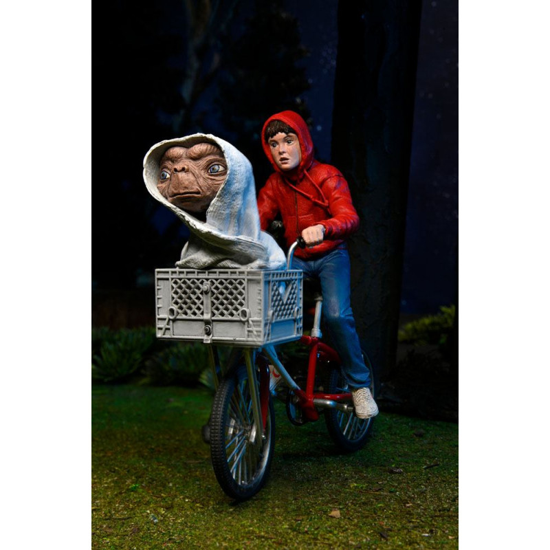 Figurine E.T. L'extra-terrestre NECA – 13 Cm – Chemise Bleue – Neuf Sous Blister