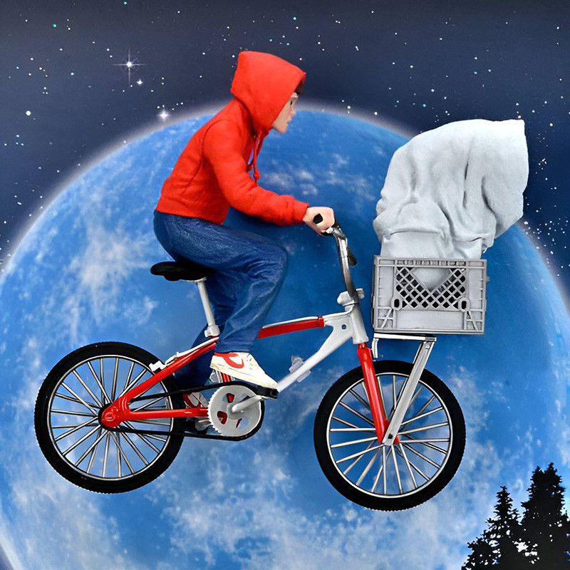 Figurine Elliott & E.T. on Bicycle Neca E.T. l'extra-terrestre Figurine Elliott & E.T. on Bicycle Neca E.T. l'extra-terrestre