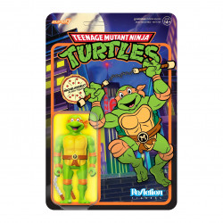 Figurine ReAction Michelangelo Toon Super7 Tortues Ninja