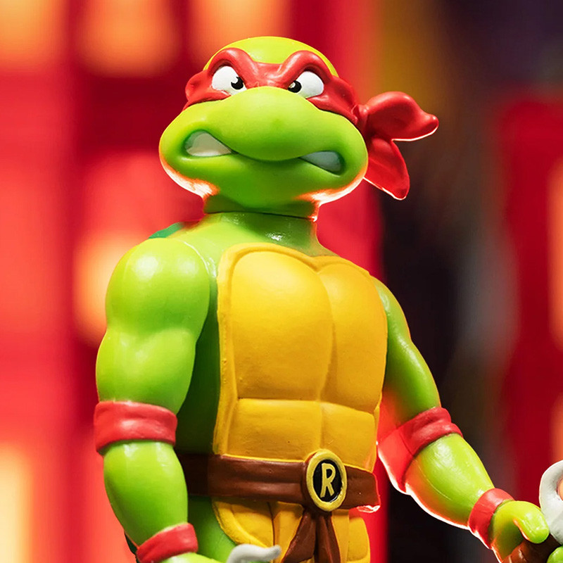 Figurine ReAction Raphael Toon Super7 Tortues Ninja