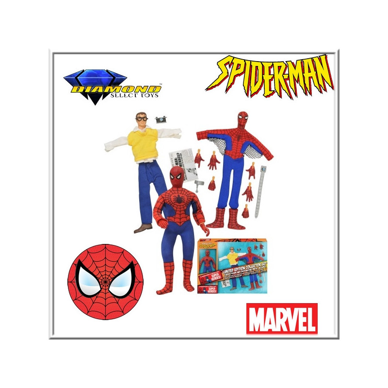 Marvel Retro Spiderman Limited Edition Action Figure Box Set Marvel Retro Spiderman Limited Edition Action Figure Box Set