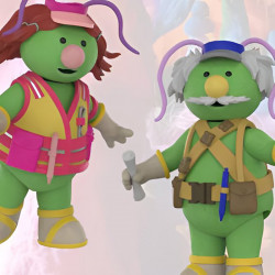 Figurines Architect & Cotterpin Doozer Boss Fight Studio Fraggle Rock