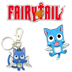 FAIRY TAIL Porte-clés Happy Officiel