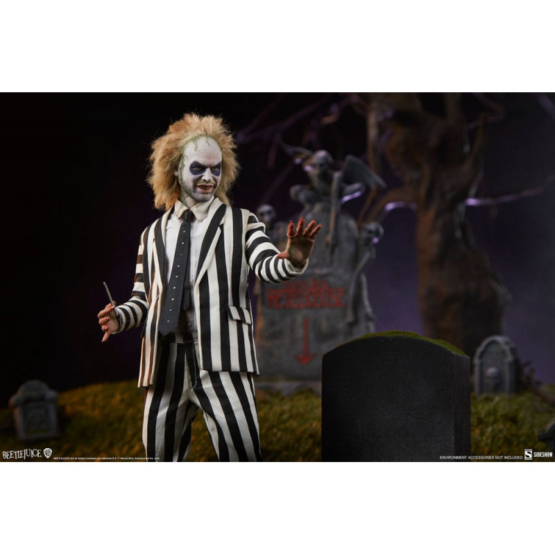 Beetlejuice - figurine parlante mds mega scale 38 cm - Figurine pour