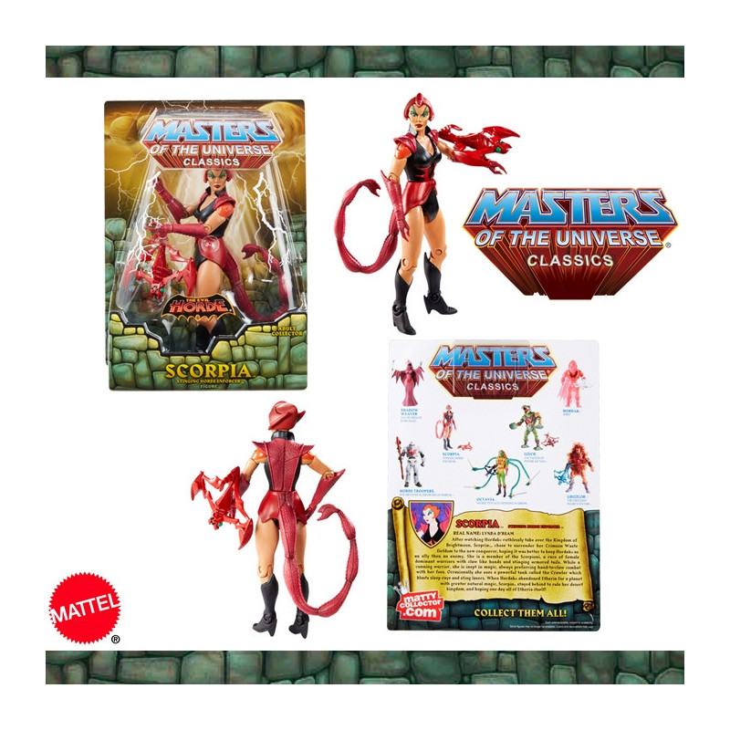MAITRES DE L'UNIVERS CLASSICS figurine Scorpia MAITRES DE L'UNIVERS CLASSICS figurine Scorpia