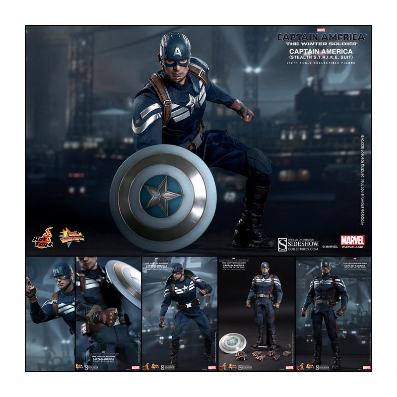 CAPTAIN AMERICA The winter soldier figurine Hot Toys CAPTAIN AMERICA The winter soldier figurine Hot Toys