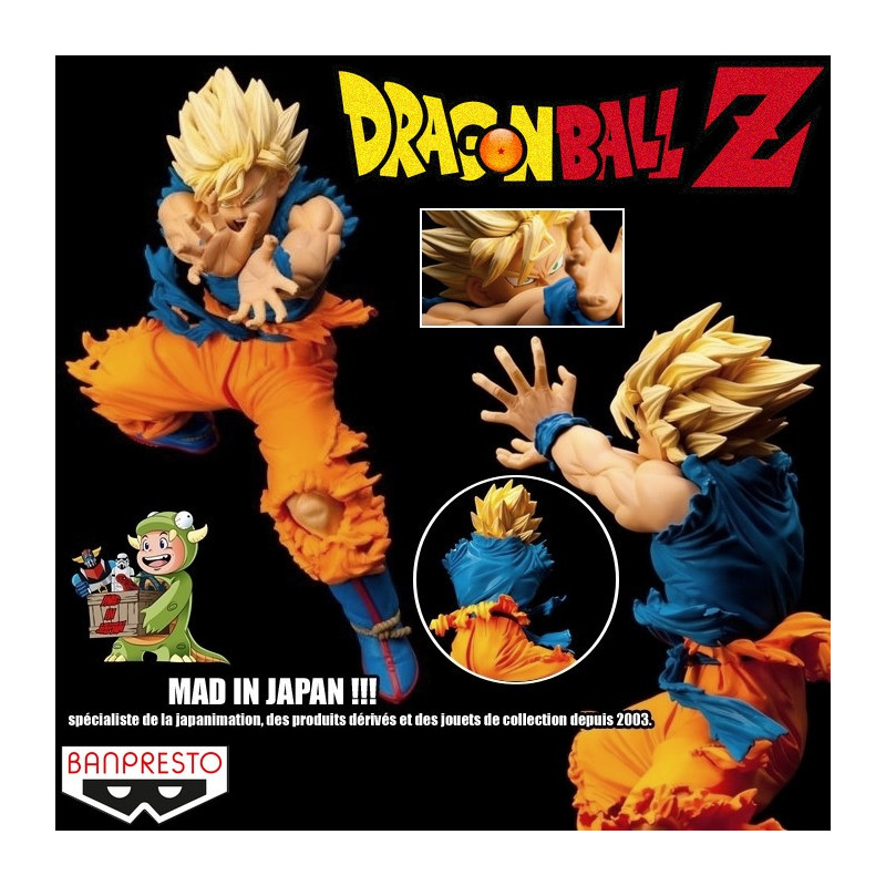 DRAGON BALL Z figurine Son Goku Super Saiyan Scultures Banpresto DRAGON BALL Z figurine Son Goku Super Saiyan Scultures Banpresto