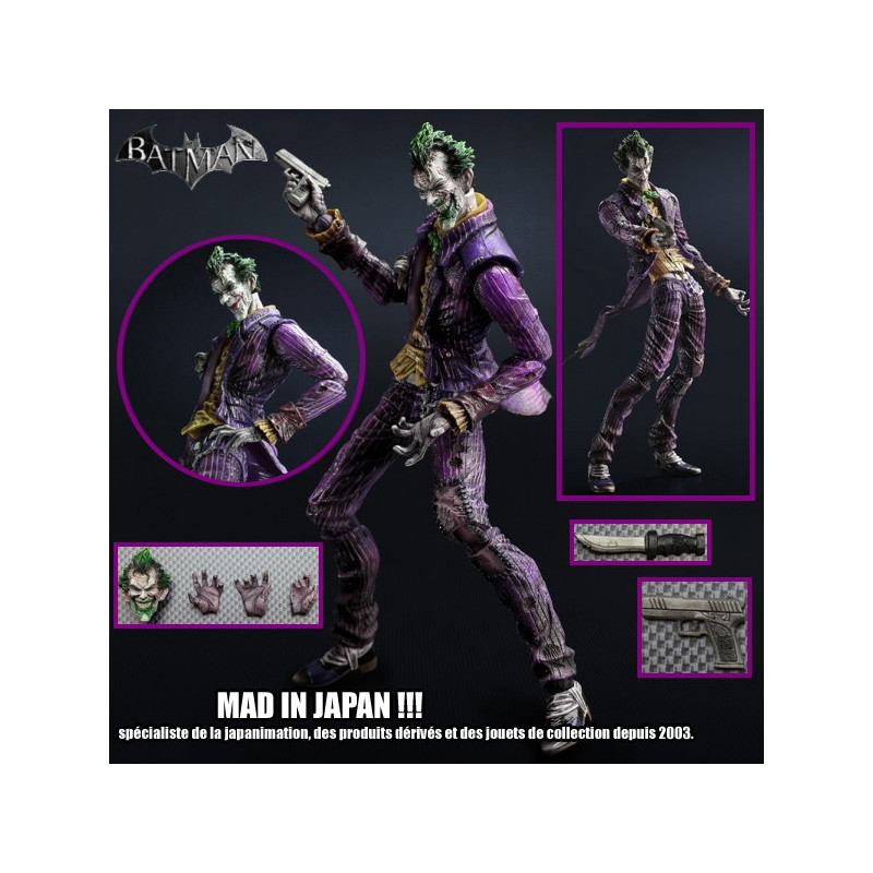 BATMAN ARKHAM CITY figurine Joker Play Arts Kai