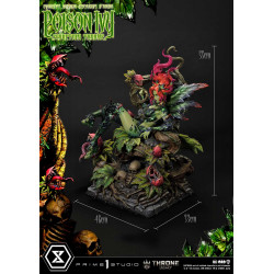 Statue Poison Ivy Throne Legacy Seduction Throne Deluxe Version Prime 1 Studio DC Comics