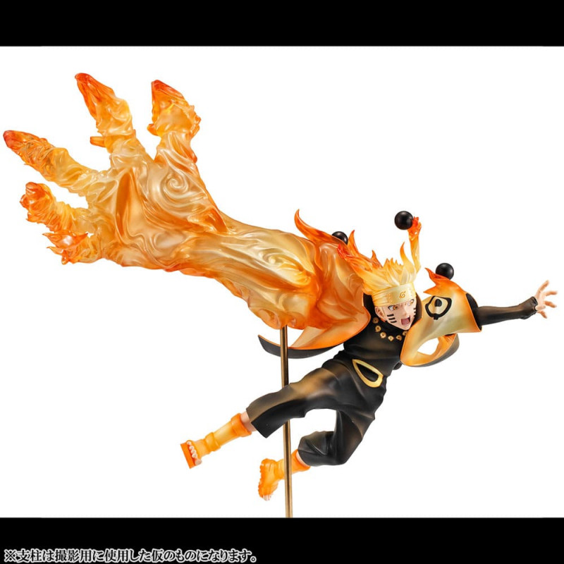 NARUTO ICONIQUE POSE Avec Feu Shippuden 12 CM de Collection Figurine