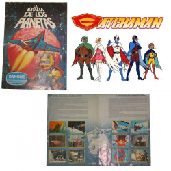 GATCHAMAN Album d'images à coller Danone