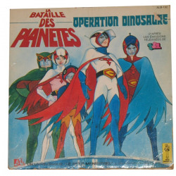 GATCHAMAN Livre + 45 tours Opération Dinosaure