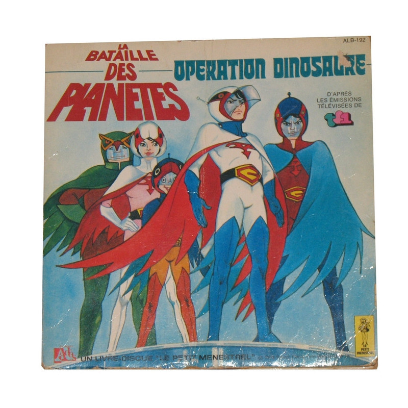 GATCHAMAN Livre + 45 tours Opération Dinosaure GATCHAMAN Livre + 45 tours Opération Dinosaure