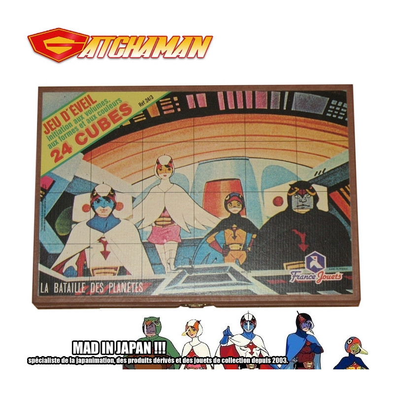 GATCHAMAN Boite de cubes France Jouets GATCHAMAN Boite de cubes France Jouets