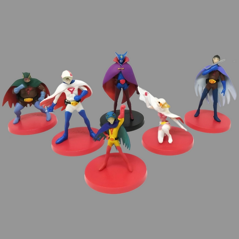 GATCHAMAN Pack 6 Mini Figurines Pokka GATCHAMAN Pack 6 Mini Figurines Pokka