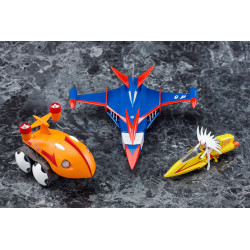 GATCHAMAN Pack 6 Véhicules Feature Models EX Gokin Art Storm