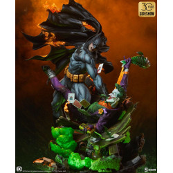 Statue Batman vs The Joker Eternal Enemies Premium Format Sideshow DC Comics